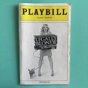 Playbill Legally Blonde The Musical BAILEY HANKS CHRISTIAN BORLE ORFEH Sept 2008